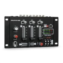 DJ-21 DJ-mixér mixážny pult, USB, čierna farba