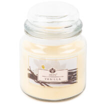Arome Veľká vonná sviečka v skle Vanilla, 424 g