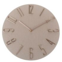 Nástenné hodiny Berry beige, pr. 30,5 cm, plast