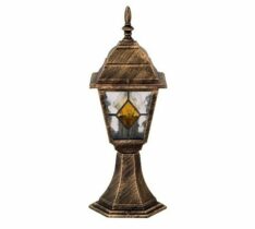 Vonkajšia stojaca lampa Rabalux Monaco 8183 antická zlatá