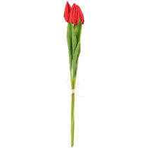 Umelá kytica tulipánov červená, 50 cm